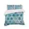 Designart 'Natural Blue Circle' Geometric Bedding Set - Duvet Cover & Shams